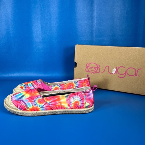 Sugar Sugar Women's Evermore Slip-on - Bright Tie Dye - 7 - New in box - Picture 1 of 8